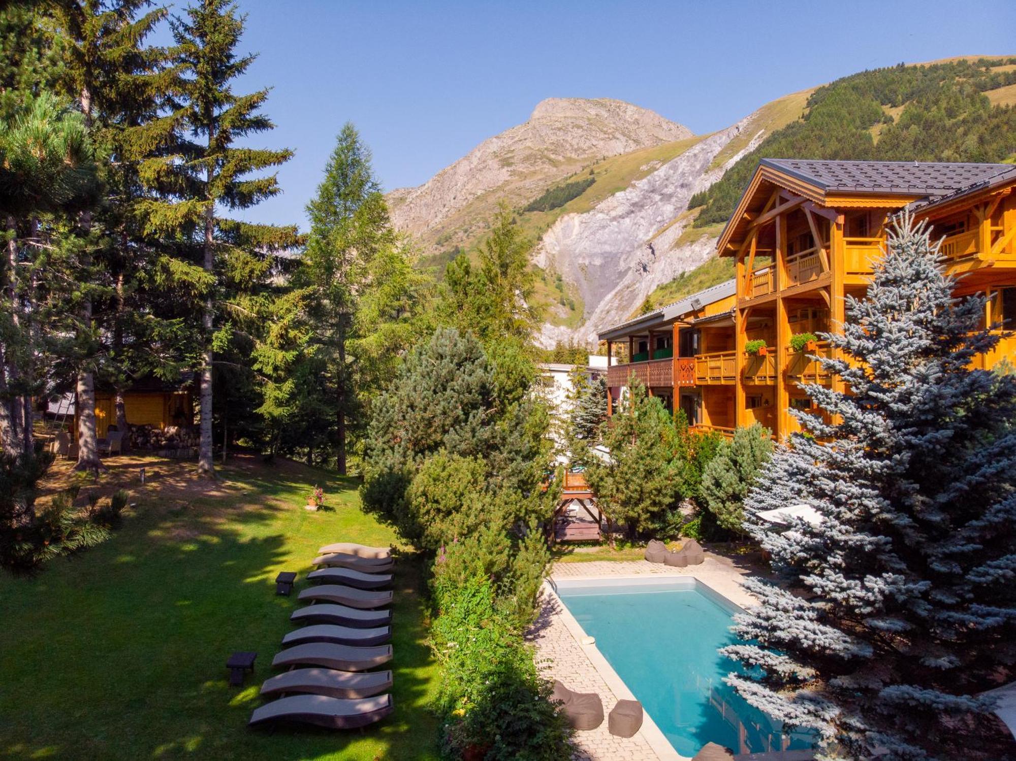 Hotel Chalet Mounier Les Deux Alpes Exteriör bild